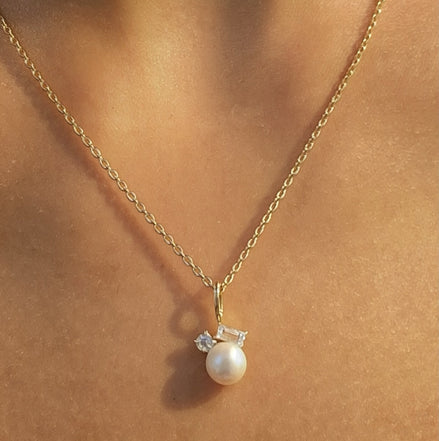 Pearl Cascade Necklace