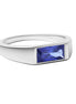 Blue Baguette Ring