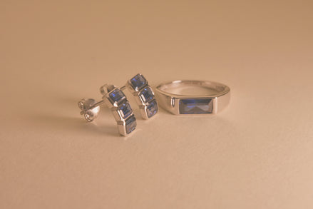 Blue Baguette Set