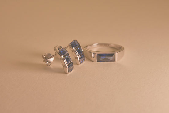 Blue Baguette Set