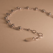 Silver Beaded Bracelet