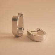 Small Bold U-Hoops