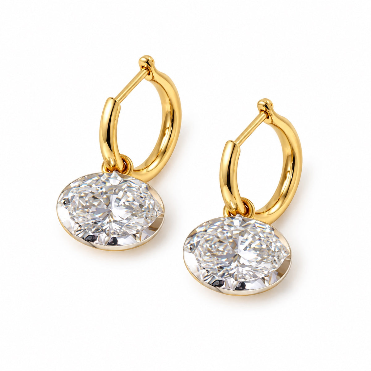 The Hailey Hoops - 2 Carat