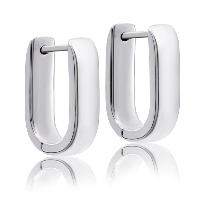 Small Bold U-Hoops