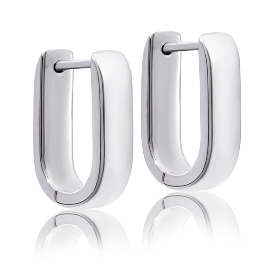 Small Bold U-Hoops