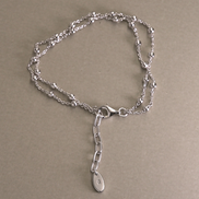 Silver Beaded Bracelet