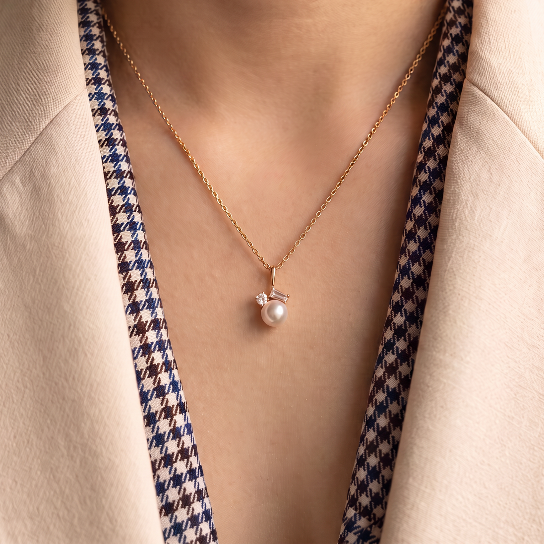 Pearl Cascade Necklace