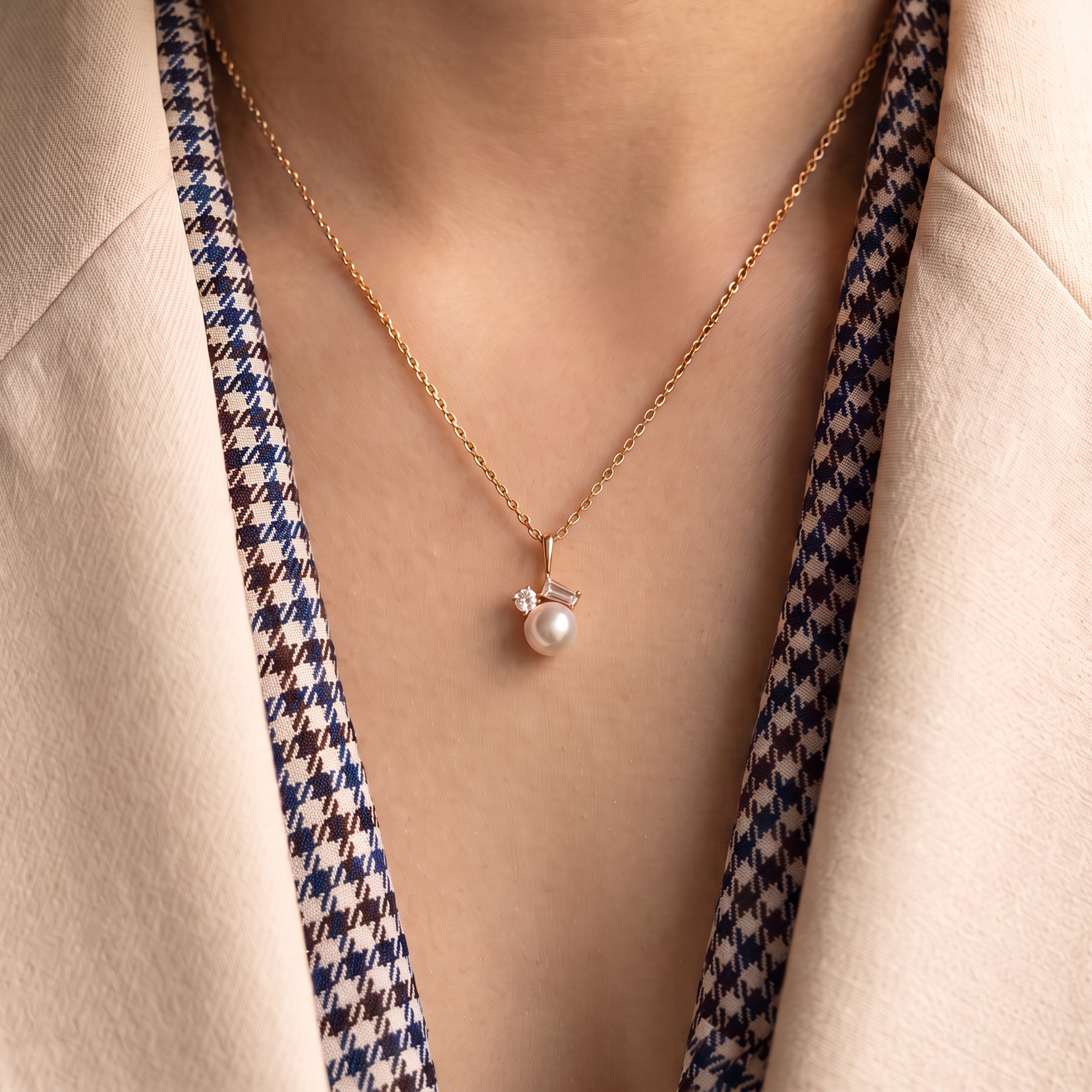 Pearl Cascade Necklace